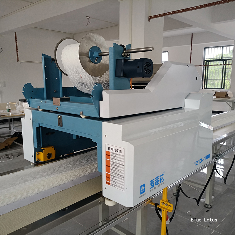 1213 lace fabric custom stacking machine